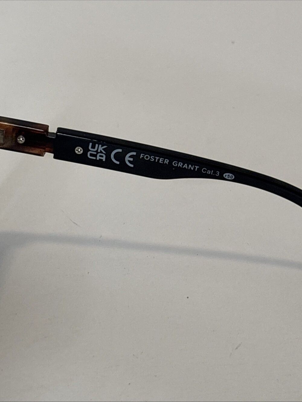 Foster Grant Sunglasses FG 24 57 BLK EMB Black Fashion Frames 100% UVA-UVB - Picture 7 of 12